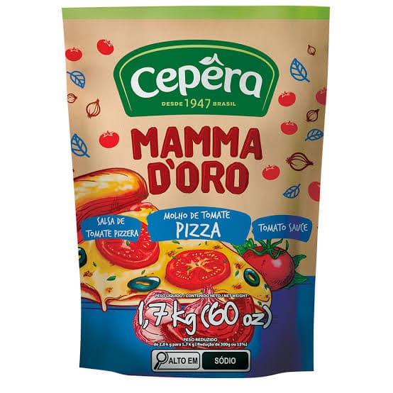 Molho de Tomate Pizza Mamma D'Oro — Cepêra